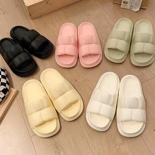 Asd-86 Sandal Jelly Korean Import Miniso Jelly Soft Slipper Anti Slip Elastic Empuk Pvc / Sandal Wan