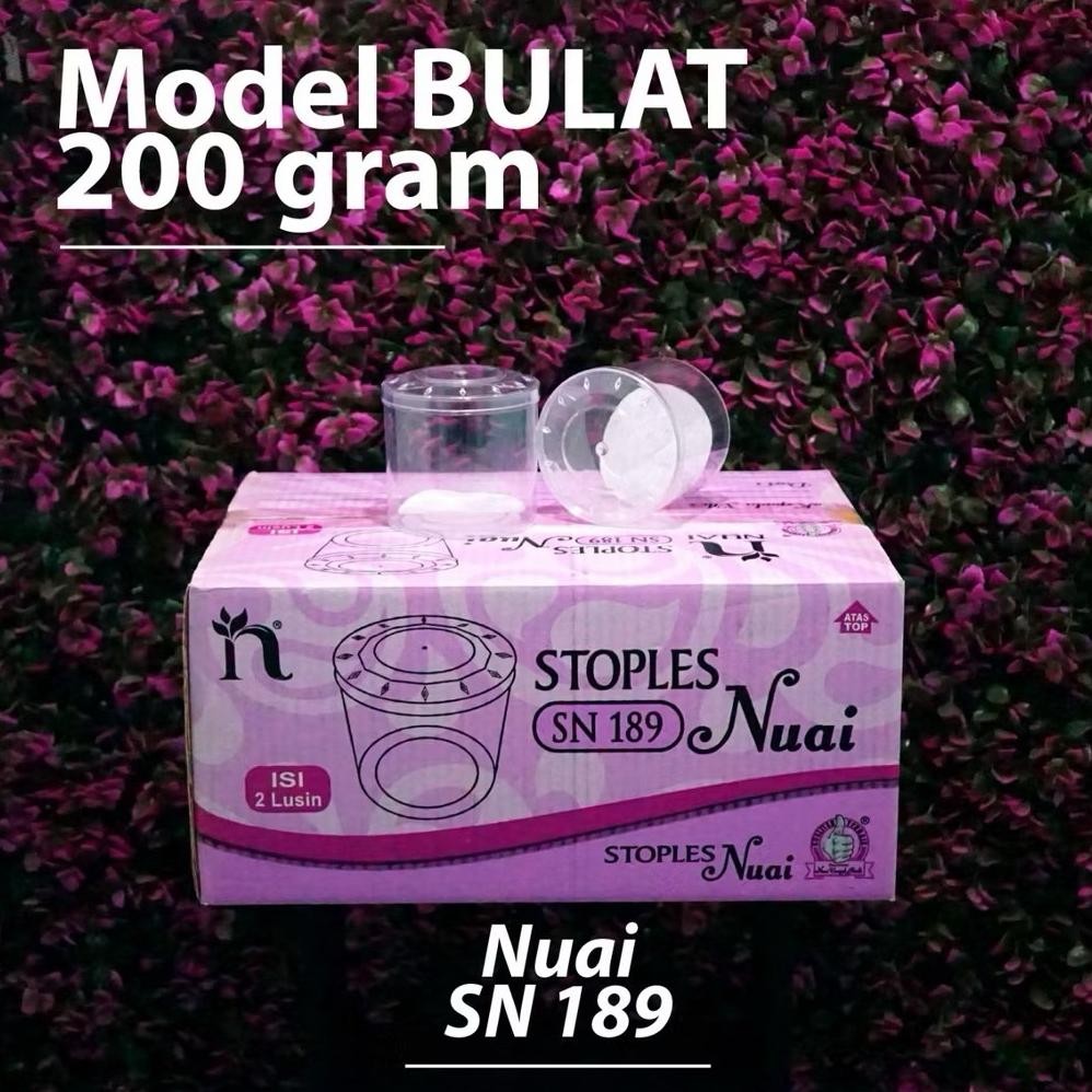 Joeraganlapak Toples Nuai Sn.189 Isi 2 Lusin Stok