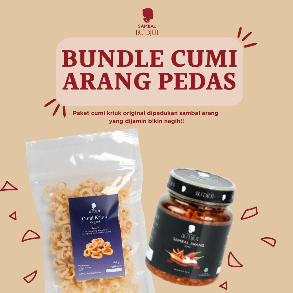 

SAMBAL BU DJUI Bundle Cumi Arang Pedas Kriuk