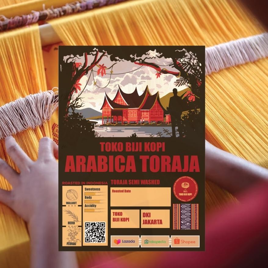 

Aw89 Kopi Arabika Toraja Kalosi Semi Wash Roasted Bean - 250 Gram - Biji