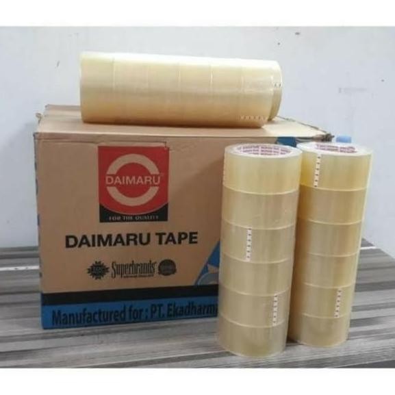 

Lakban Bening 2 Inchi Daimaru 48Mm X 90 Yarrd Harga Per Dus : 72 Roll Co