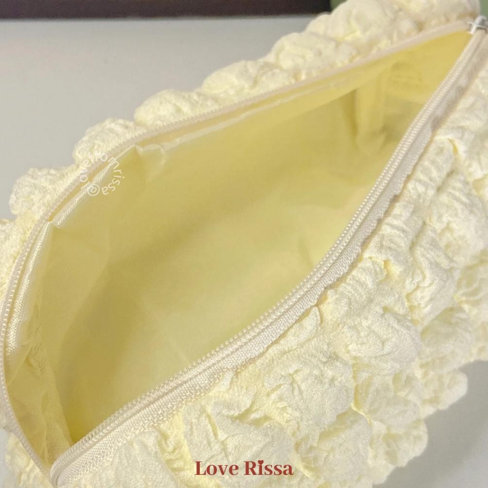

Se-7 [Rissa] Pouch Cloud Cute Pencil Pouch Kecil Tempat Pensil Lucu Kotak Pensil Tempat Makeup Mini Kantong Kecil Alat Sekolah Kantor Lucu Zipper Love Rissa