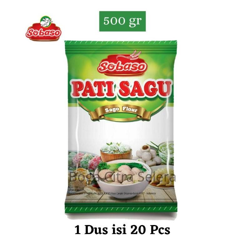 

1 Dus Tepung Sagu Aren / Pati Sagu Sobaso 500gr
