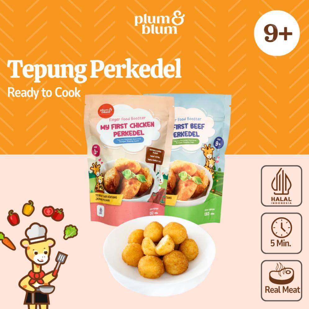 

Tepung Perkedel Kentang Snack Mpasi - 1 Pouch
