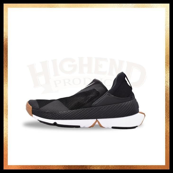 Sepatu Nike Flyease Go Black Gum Laceless 100% Original Cw5883-003 Terlaris