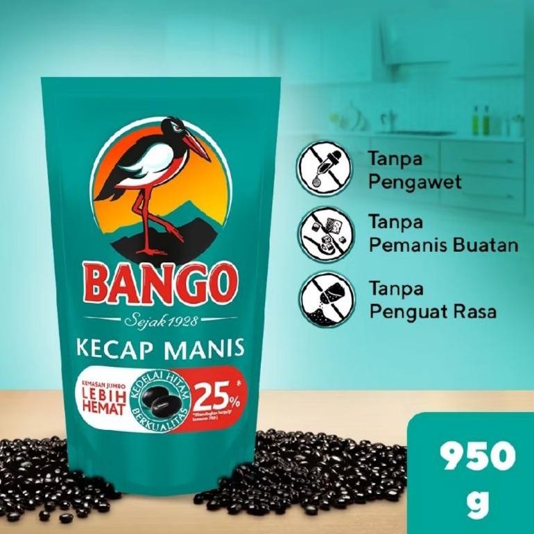 

Kecap Manis Bango 950gram Cita Rasa Khas Aman RB10