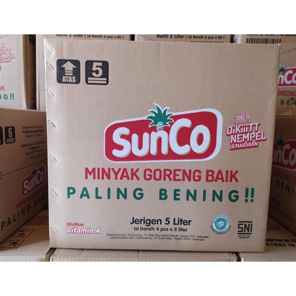 

Sunco Minyak Goreng 5liter Vitamin A RB10