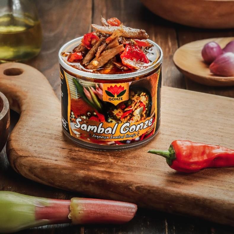 

Gonze - Sambal Teri 3pcs Premier 140 gram / sambel teri honje kemasan premier