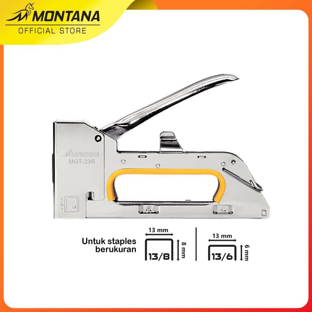 

MONTANA GUN TACKER STAPLER TEMBAK 17.5X8X2.2 CM HEKTER STAPLES MGT-23R