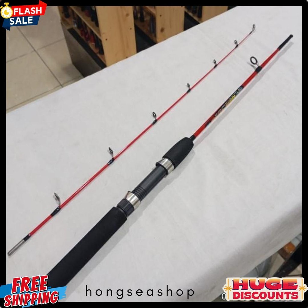 Joran Udang Katana Barong Lentur Fiber Solid Diskon