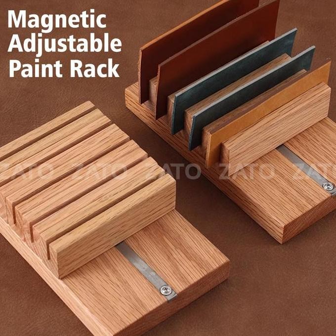 

Magnetic Adjustable Paint Rack - Leather Tools Co