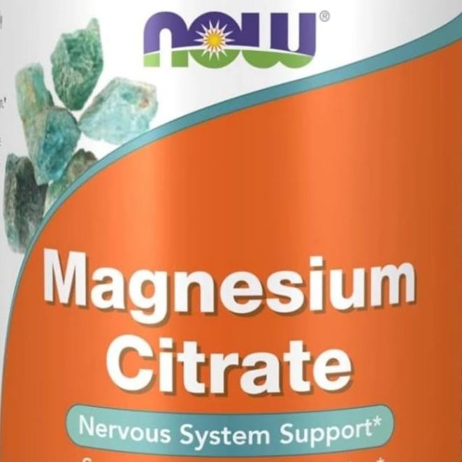 Now Magnesium Citrate 240 Veg Caps Original Produk