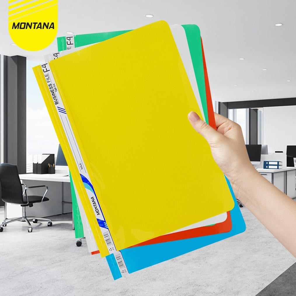

MONTANA FILE BISNIS MAP PLASTIK F4 BUSINESS FILE DOKUMEN FOLDER TBF-F4/RETAIL