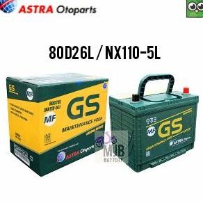 . Aki kering GS astra 80d26L