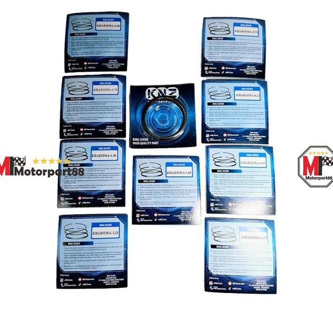 RING PISTON SEHER KARISMA SUPRA X 125 KARBU KIRANA KPH OS STD-200 KNZ