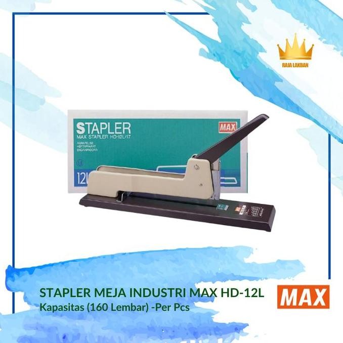 

Stapler Staples Hekter Stapler Meja Industri Max Hd-12L Co