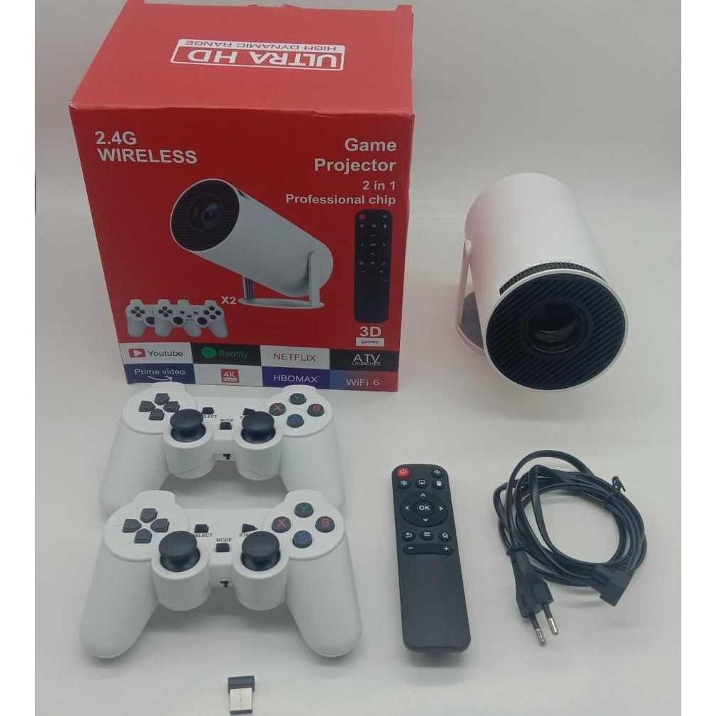 NEW Projector Game 2-IN-1 Android Game Projector 2IN1 Android Wireless 2.4G Projector Game HY 300