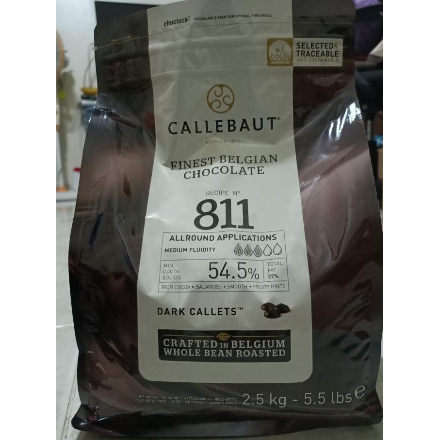 

Promo Callebaut Dark Chocolate 811 - Cokelat Repack 500G