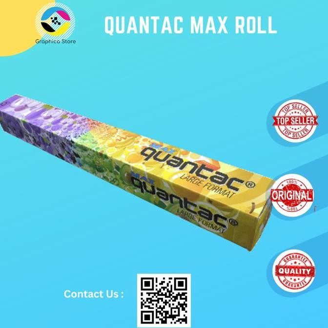 

Quantac Max Sticker Vinyl Roll White Gloss Eco Solvent Uv 50 Meter Co
