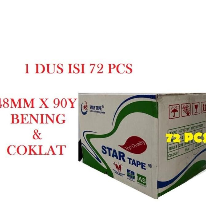 

LAKBAN BENING COKLAT BODHI TAPE UK 48 MM X 90 YARD 1 DUS ISI 72 PCS