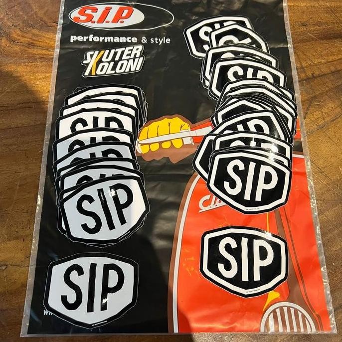

Sip Tape Logo Sticker Original Sip Scootershop Co
