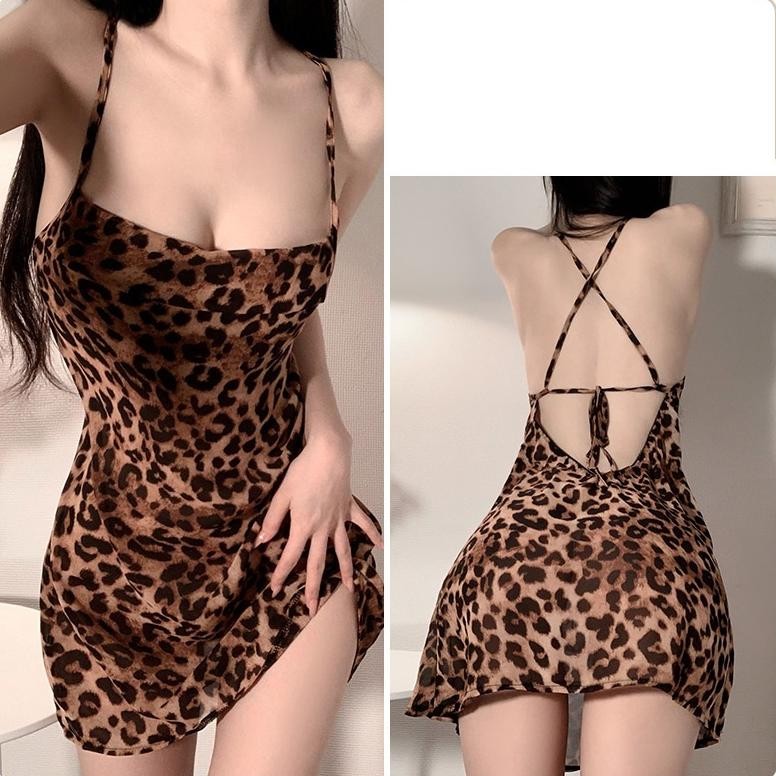 M/L)BAJU TIDUR SEXY LINGERIE WANITA MACAN TUTUL (W6)