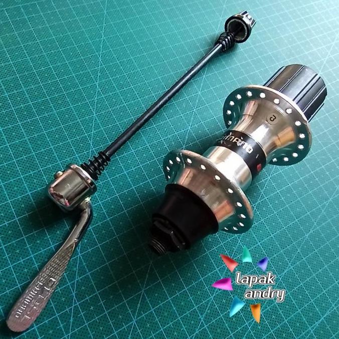 NEW Freehub Belakang Shimano RM60 QR 36H 8 9 10 Speed Silver Banyak Baret