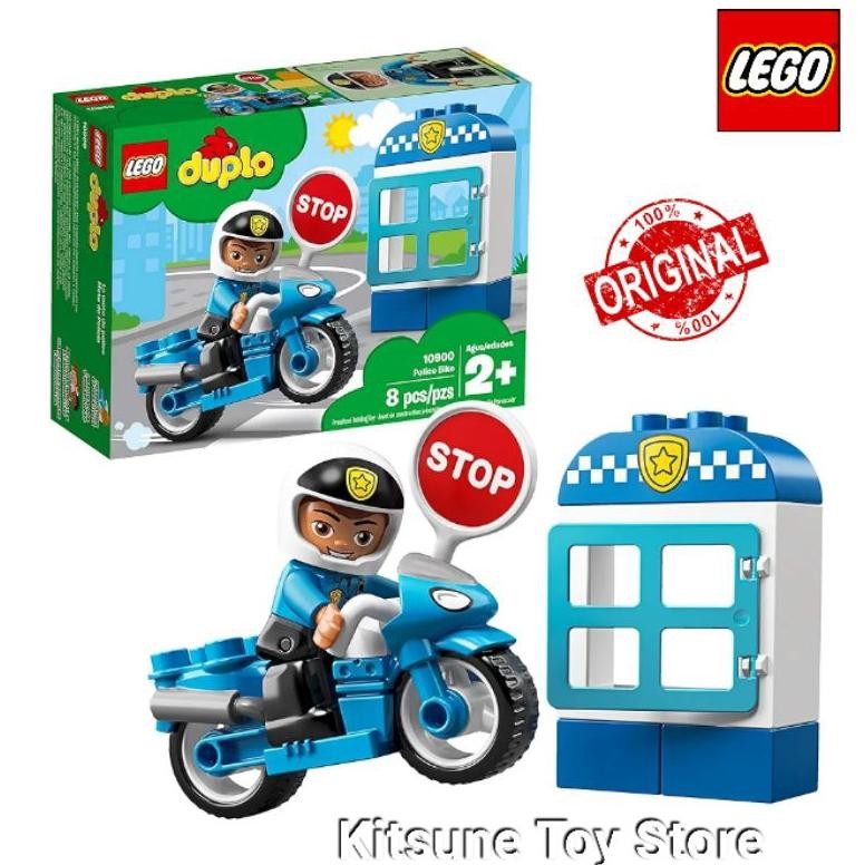 Lego Duplo 10900 Police Bike Original - Mainan Balok Anak Motor Polisi AST