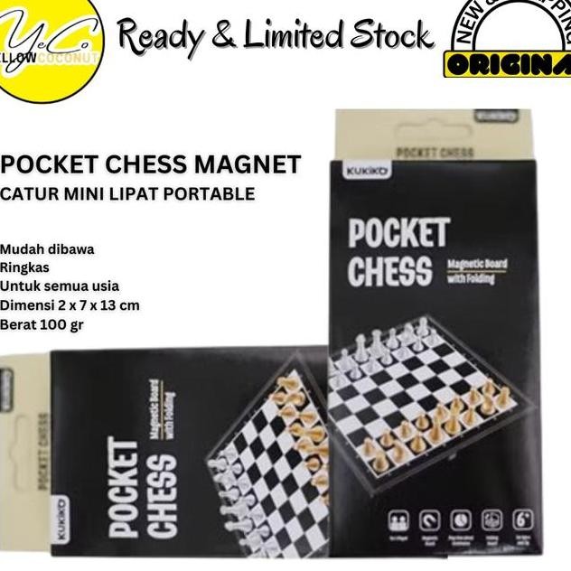 Catur Mini Portable Chess Catur Kecil Magnet