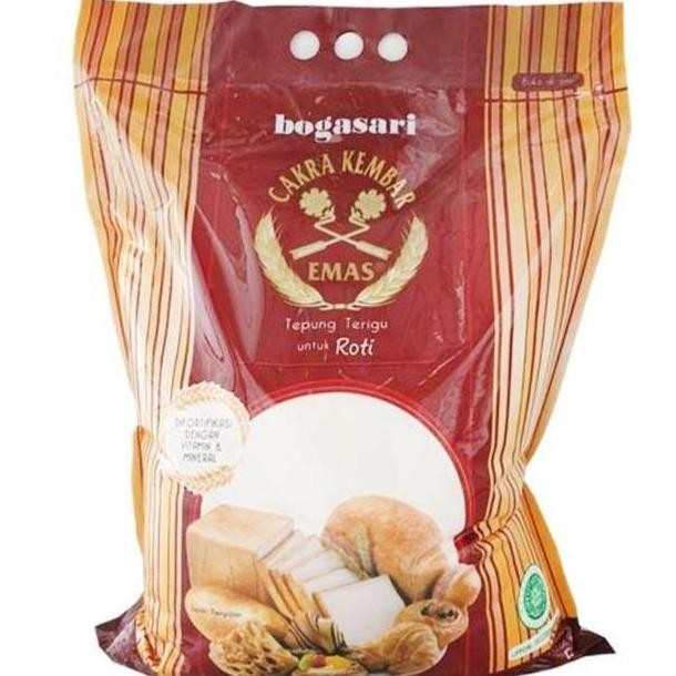 

Tepung Teru Cakra Kembar Emas Roti 5 Kg Gojek Or Grab
