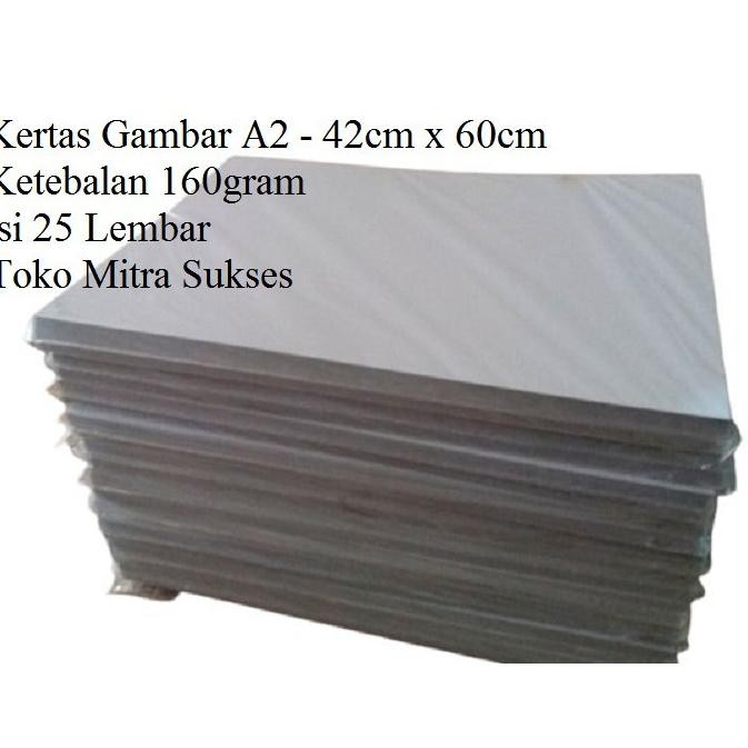 

25 Lembar Kertas Gambar A2 42Cm X 60Cm