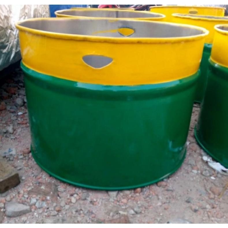 Drum Besi/Tong Sampah/Pot Tanaman/Tempat Bakar Sampah