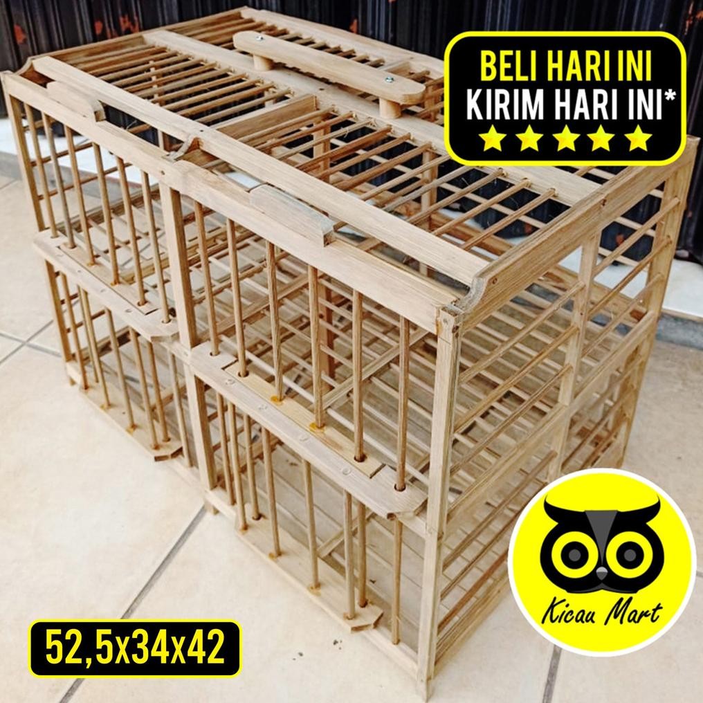 KICAU MART DONGDANG MERPATI 2 PASANG 4 PINTU KANDANG MERPATI KURUNGAN BURUNG MERPATI DARA KANDANG KA