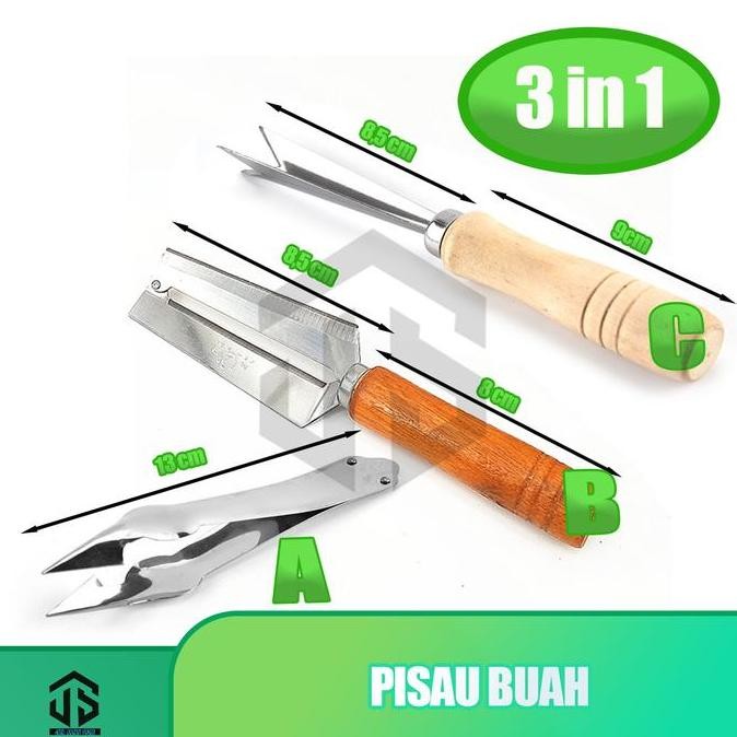 |Allthebest| PENGUPAS NANAS STAINLESS ALAT KUPAS BUAH NANAS