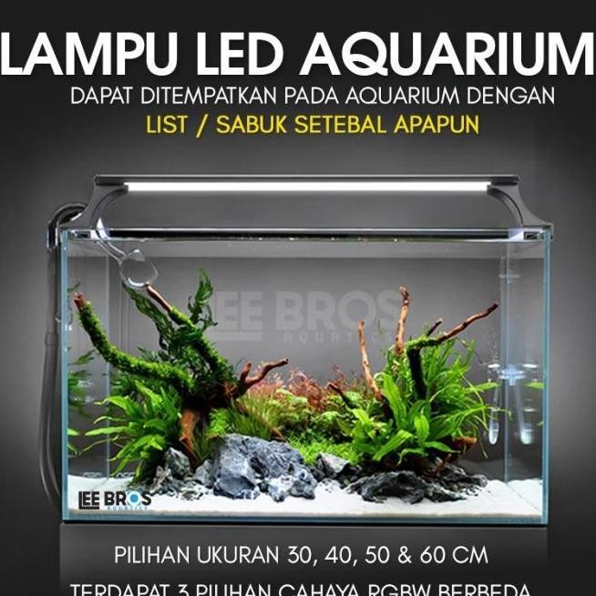 Lampu Aquarium Rgbw / Led Aquarium / Lampu Akuarium 30Cm 40Cm 60Cm