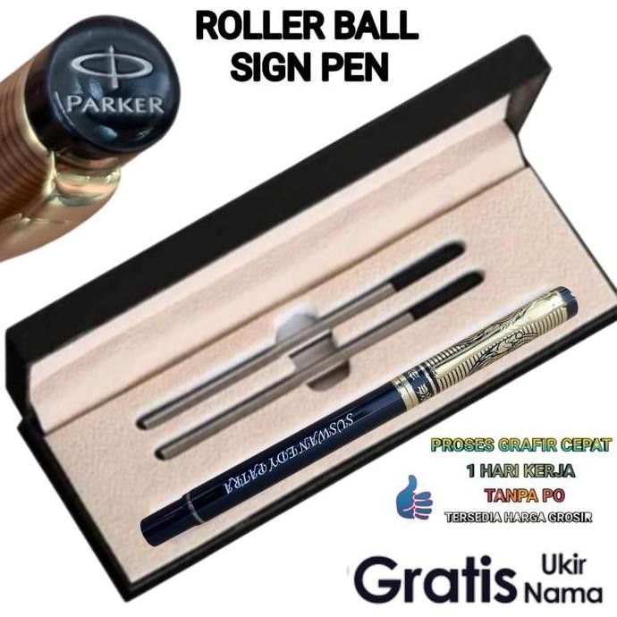 

NEW Ballpoint Mewah Giftset Pen Exlusive Parker Batik Series 2 Refill Pen Gratis Grafir Nama Pulpen Stationery