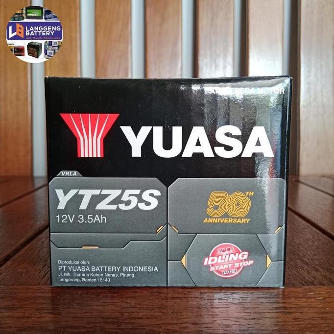 Aki Motor Vario 110, Mio Soul Gt, Beat, Vixion Yuasa Ytz5S Aki Kering