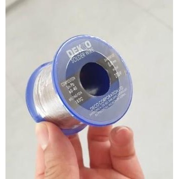 Timah Solder 0.8Mm Soldering Wire Tin 0.8 Mm 200 Gram Dekko Korea 200G Original Dan Terpercaya