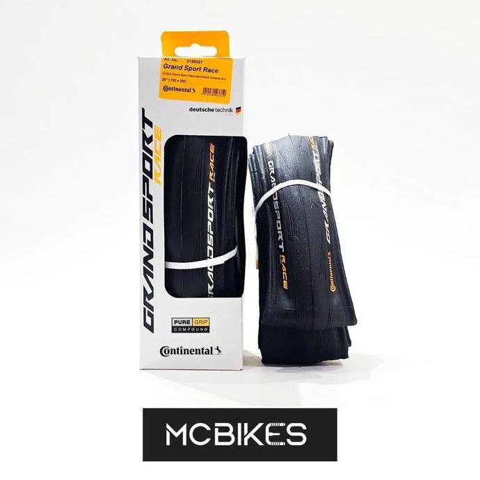 TERBARU - Ban Continental Grand Sport Race Clincher - Black/Black