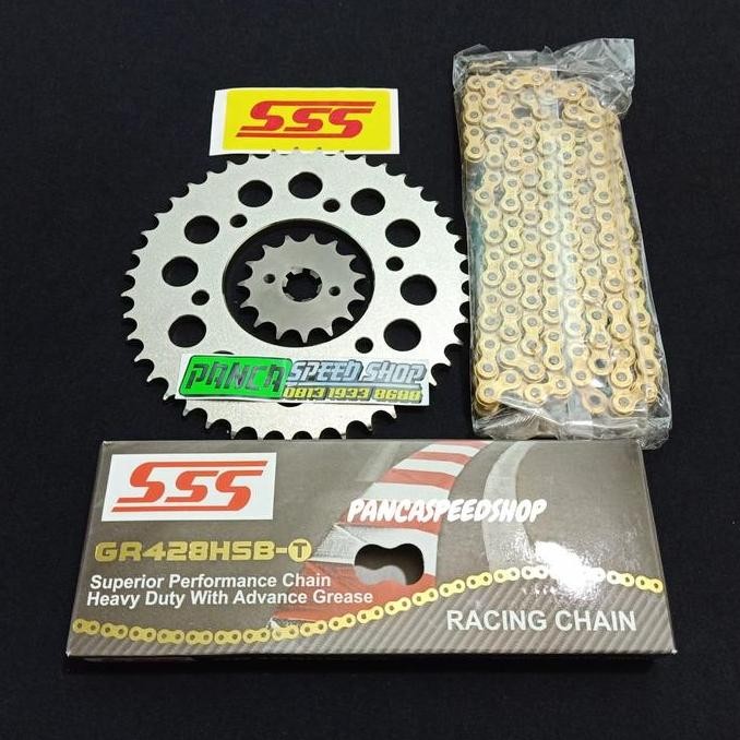 GIR - GEAR SET SSS 428 MX KING VIXION LAMA VIXION NEW