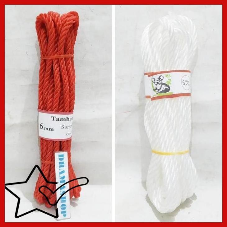 

[DMS] TALI TAMBANG PLASTIK SUPER QUALITY CAP KOALA 6MM