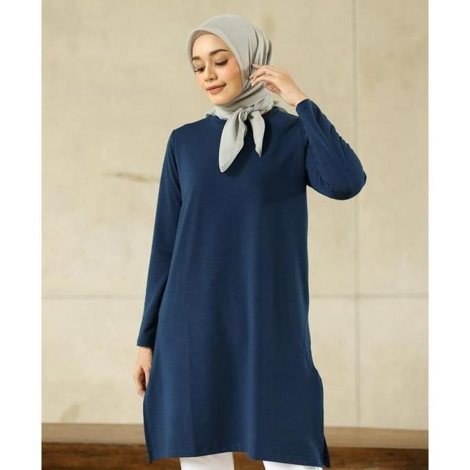 Geulis.id BASIC TUNIC BASIC COLOR / TUNIK KAOS / TUNIK POLOS hi