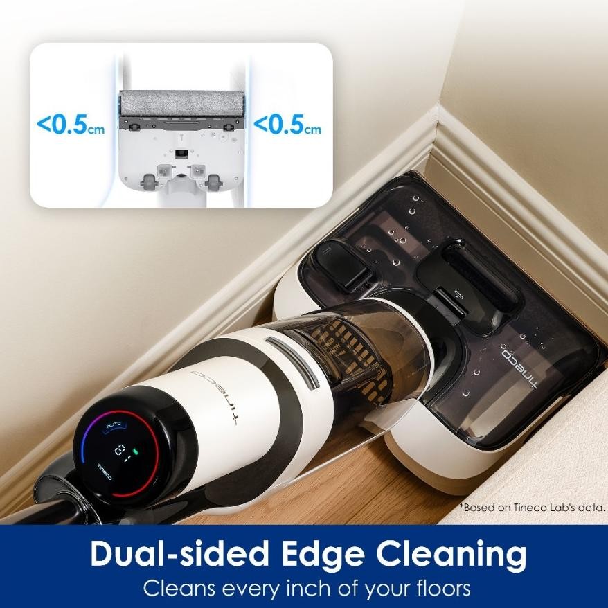 Tineco Floor One S6 Stretch Pro Wet and Dry Cordless Stick Vacuum Cleaner and Floor Washer Vakum Pem