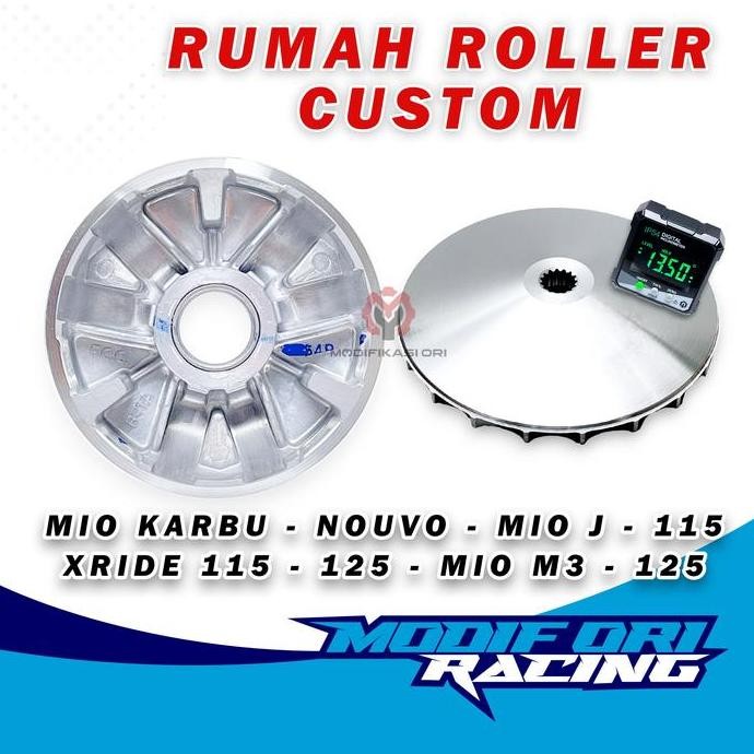 PULLY-MIO J-SOUL GT 115-XRIDE 115-RUMAH ROLLER BUBUT CUSTOM-RUMAH ROLLER BUBUT DERAJAT Motorcycle
