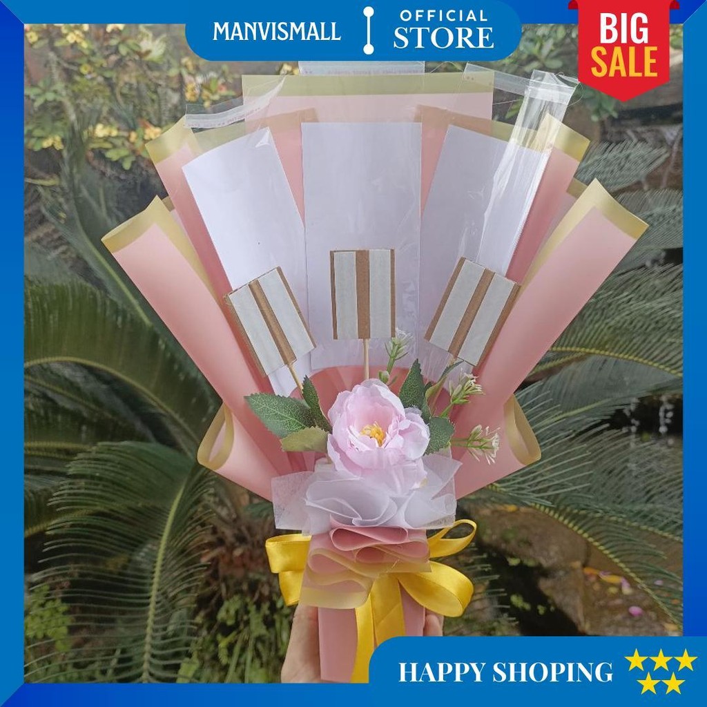

Buket Kosongan 3 Stik Snack Dan 3 Slot Uang Kosongan Praktis Tinggal Isi Buket Ultah / Buket Hadiah Promo Puncak