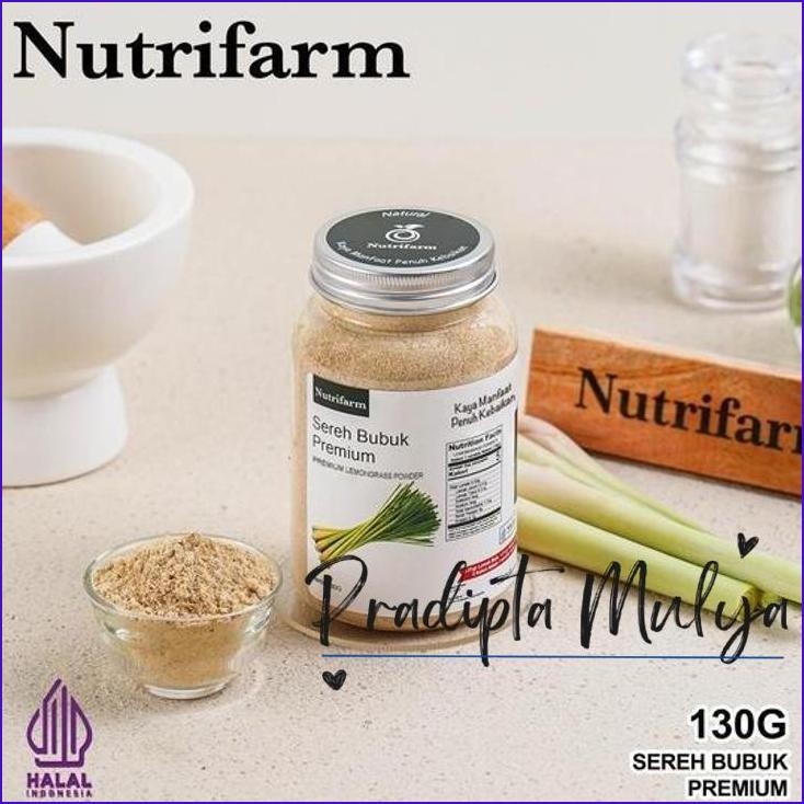 

Asli..! Nutrifarm Sereh Bubuk Original 45 Gram 130 Gram