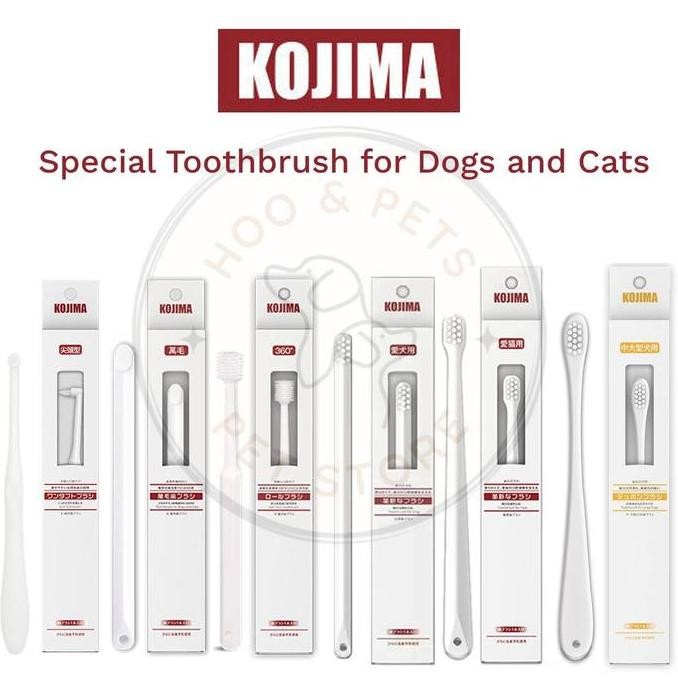 KOJIMA Pet Toothbrush - Sikat Gigi Anjing Kucing Dog Toothbrush
