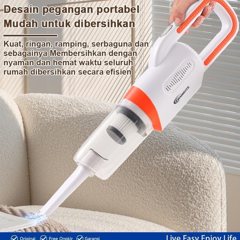 MAIMEITE Vacum Cleaner Penyedot Debu 5 IN 1Cordless Portable 20000Pa Mini Penyedot Debu