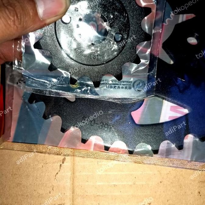 GEAR GIR SET CHAIN KIT BAJAJ PULSAR KAWASAKI 200NS NS200