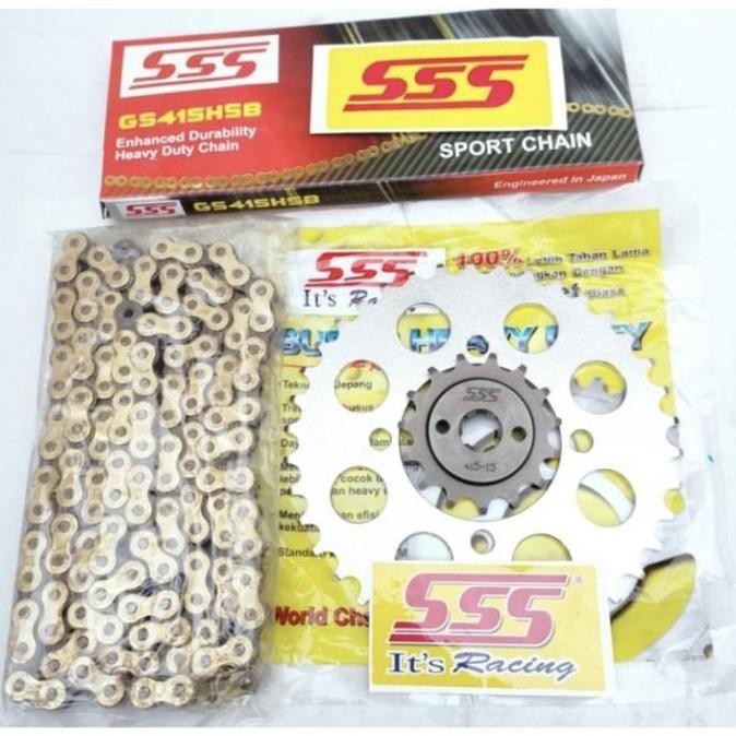 Gir Gear Set Gearset Sss 415 Satria Fu 150 Barong Fu New Full SSS